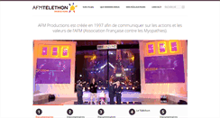 Desktop Screenshot of afmproductions.fr